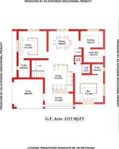 2183 Square Feet 4 Bedroom Contemporary Style Home Design and Plan