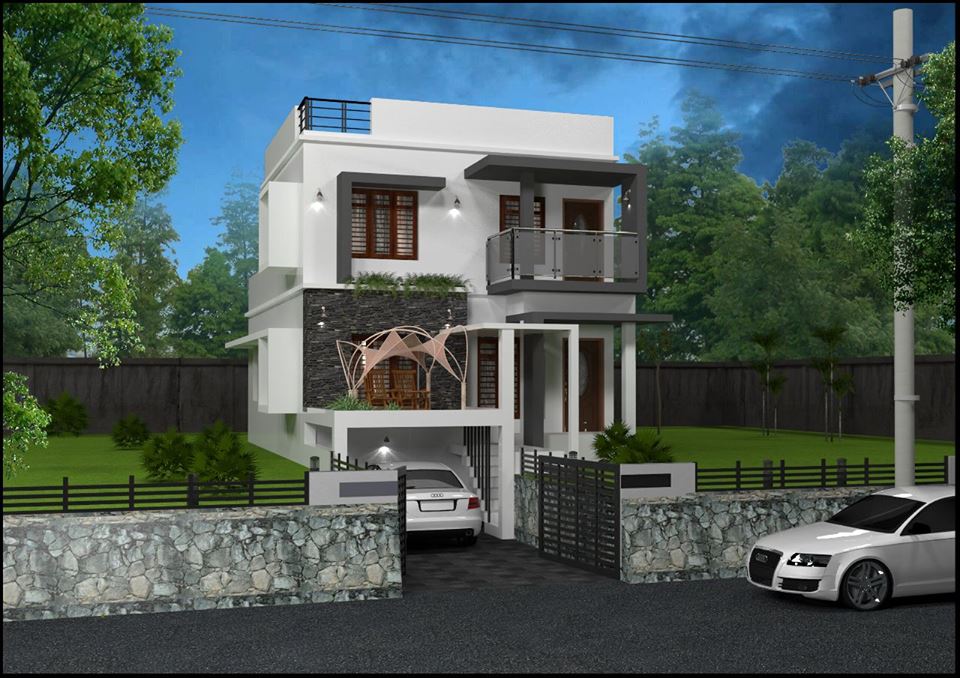 1829 Square Feet 3 Bedroom Contemporary Modern Home Design and Plan