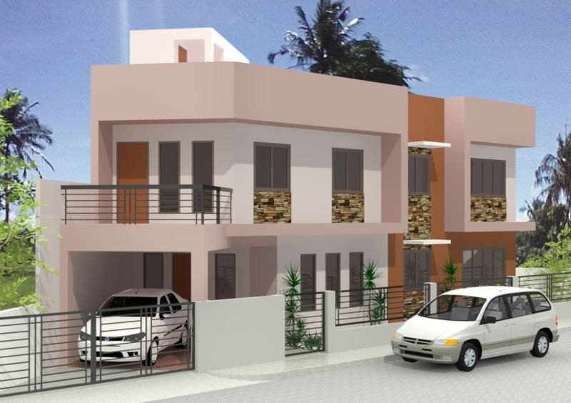 Two Storey Residential House Design &Free plan