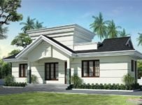991 SqFt 2 Bedroom Modern Home Design and Free Plan