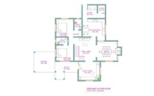 4 Bedroom 2800sq.ft Kerala Home Design plan free