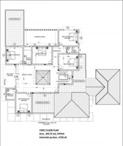6708 SqFt Double Floor Luxury Home Design and Plan