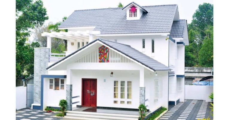2360 SqFt 4 Bedroom Colonial Style Modern Home Free Plan