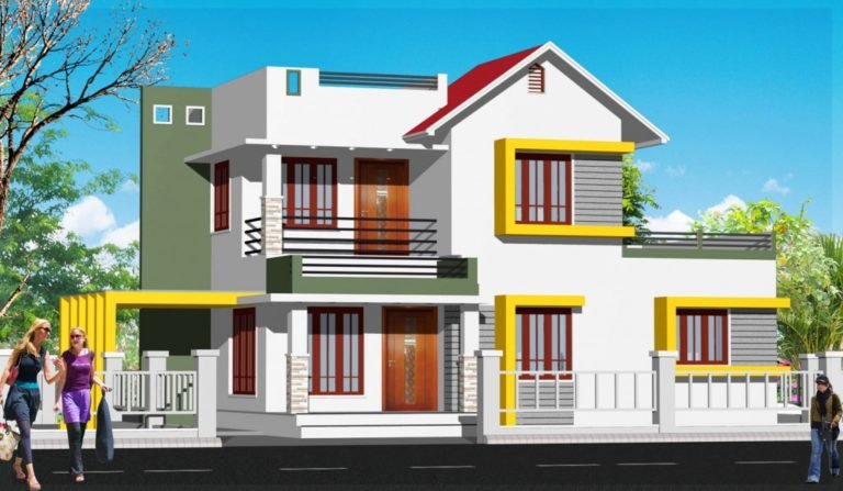 Kerala House Plans free -2555 sqft for a 4 Bedroom