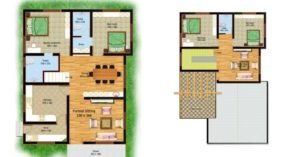 2360 SqFt 4 Bedroom Colonial Style Modern Home Free Plan