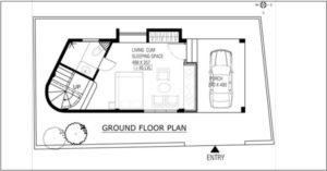 1.9 Cent Plot 1400 Square Feet 2 Bedroom Home Design