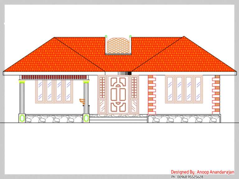 3200 Square Feet Luxury Home Design and Plan