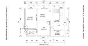 3 Cent Plot 1050 SqFt 3 Bedroom Two Story Home Design and free Plan