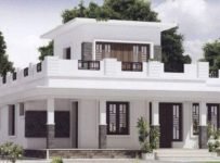 1043 Square Feet 2 Bedroom Single Floor Modern House and Plan