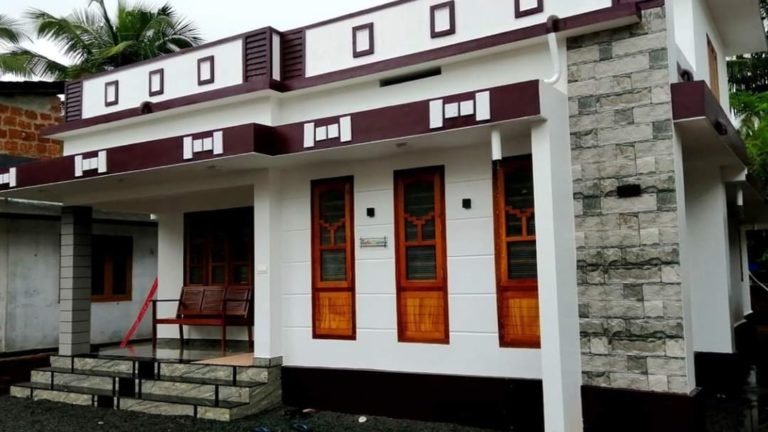 1100 Square Feet 2 Bedroom Simple and Beautiful House and Plan