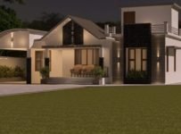 1550 Square Feet 3 Bedroom Beautiful Single Floor House and Plan