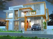 1680 Square Feet 4 Bhk Contemporary Style Modern Two Floor Home and Plan