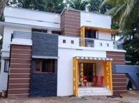 1736 Square Feet 3 Bhk Contemporary Style Two Floor Modern House