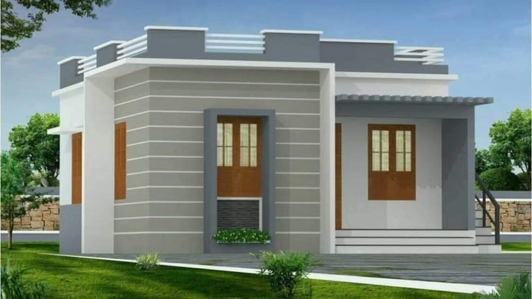 700 Square Feet 2 Bedroom Modern and Beautiful House and Plan