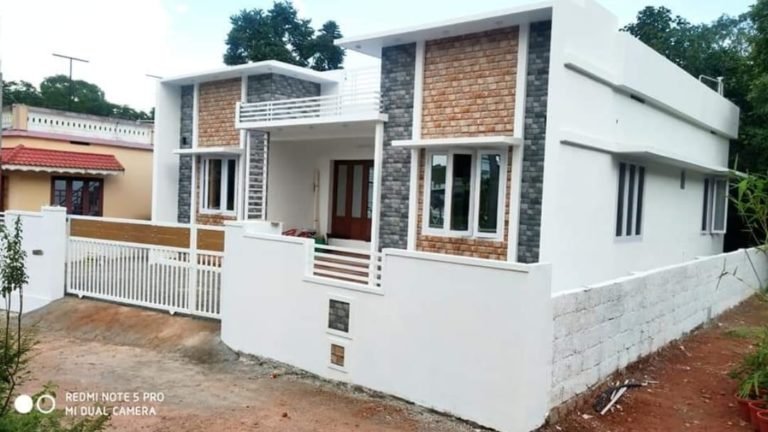 1000 Square Feet 3 Bedroom Single Floor House and Plan