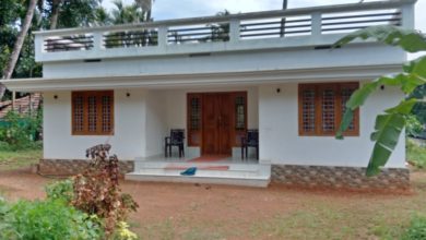 1000 Square Feet 3 Bedroom Single Floor Low Cost House and Plan
