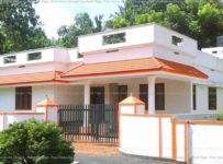 1022 Square Feet 3 Bedroom Single Floor Traditional Style House and Plan