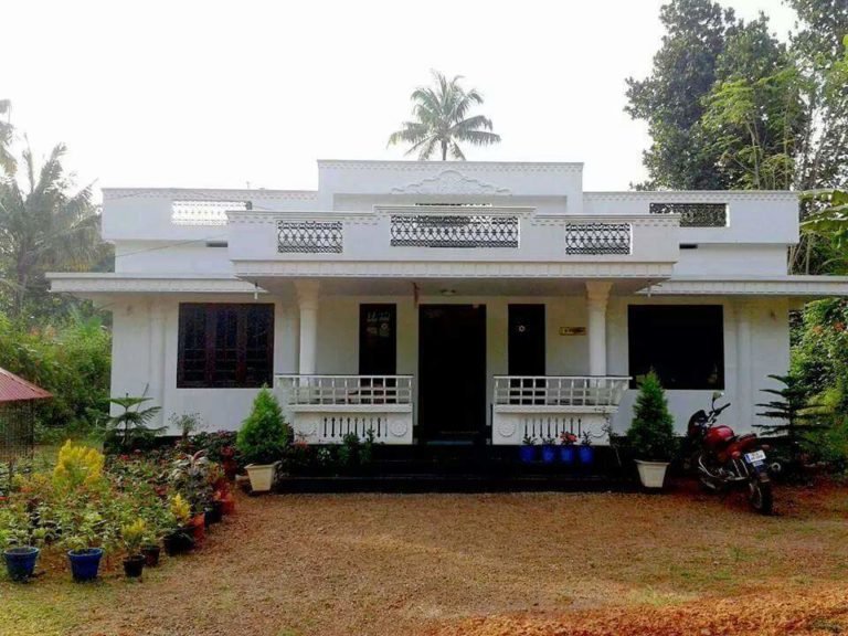 1040 Square Feet 2 Bedroom Single Floor Simple House and Plan