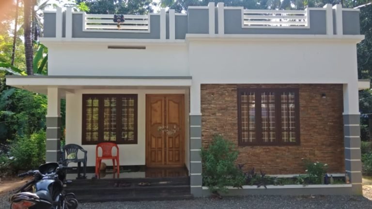 1065 Square Feet 2 Bedroom Contemporary Style Modern House and Plan