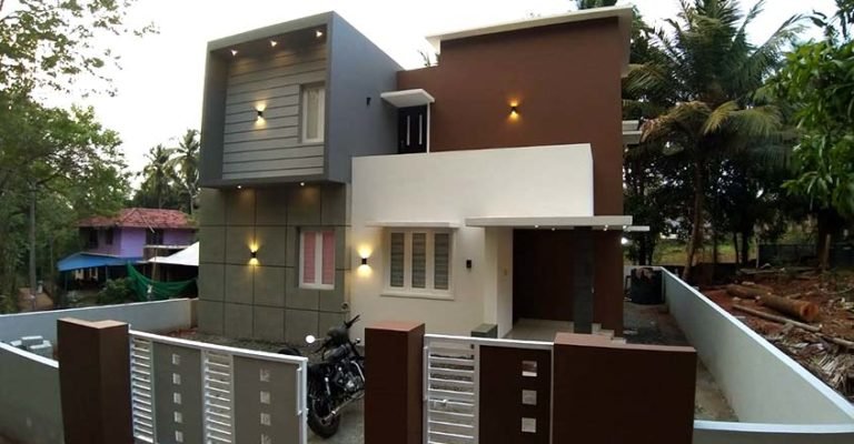 1217 Square Feet 3 Bedroom Contemporary Style Modern House Design