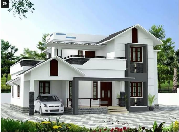 1795 Square Feet 4 BHK Two Floor Beautiful House and Plan