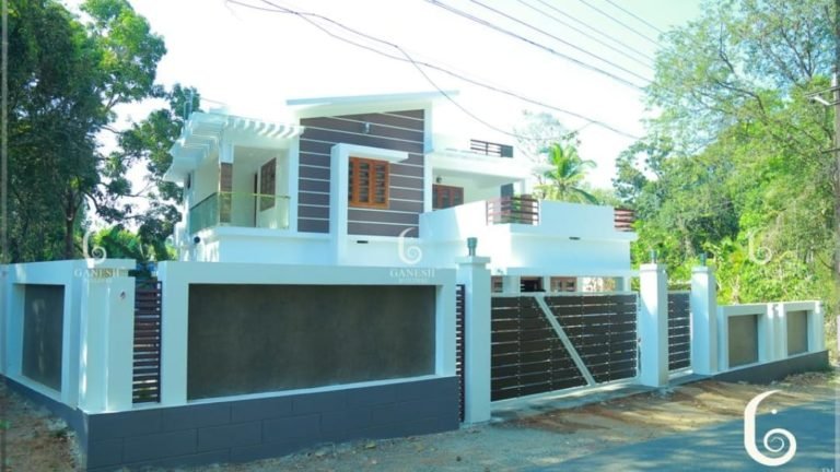 2200 Square Feet 3 Bedroom Contemporary Style Two Floor Modern Home