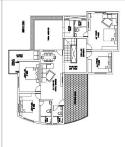 3000 Square Feet Contemporary Style Duplex Home plan