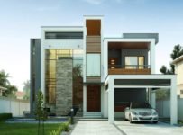 3873 Square Feet 4 Bedroom Contemporary Style Luxury Home and Plan