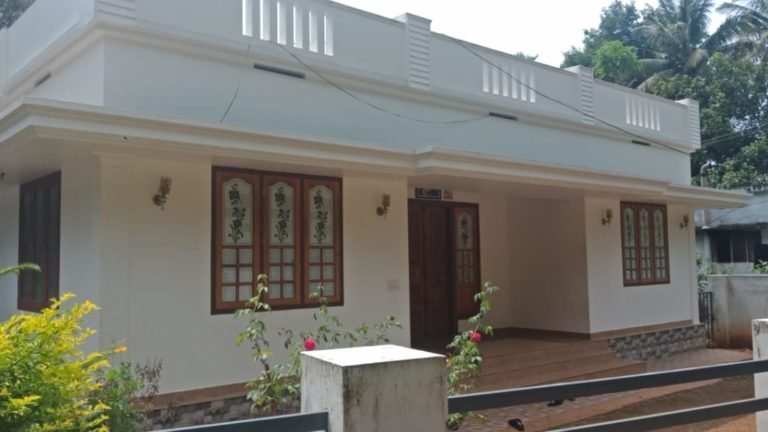 1026 Square Feet 3 Bedroom Single Floor Low Budget House and Plan