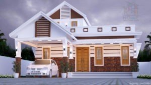 1162 Square Feet 2 Bedroom Mixed Roof Modern Beautiful Home