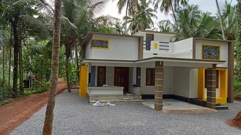 1230 Square Feet 3 Bedroom Single Floor Modern Beautiful House and Plan