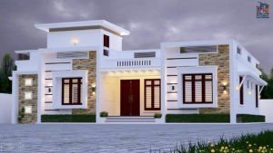 1500 Sq Ft 3 BHK Single Floor Modern Home