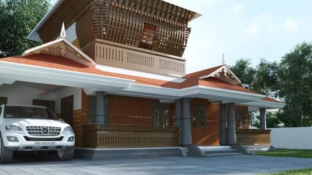 1560 Square Feet 2 Bedroom Traditional Style Double Floor House and Plan