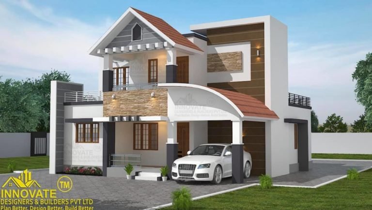 1601 Square Feet 3 Bedroom Contemporary Style House and Plan