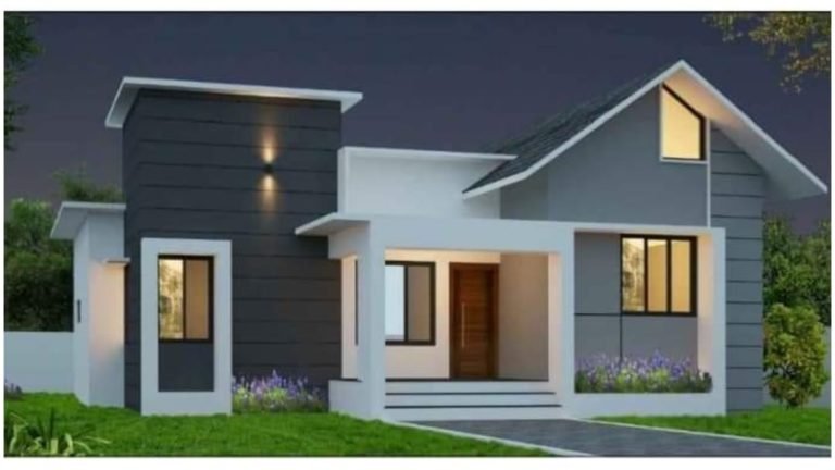 715 Square Feet 2 Bedroom Single Floor Low Budget House and Free Plan