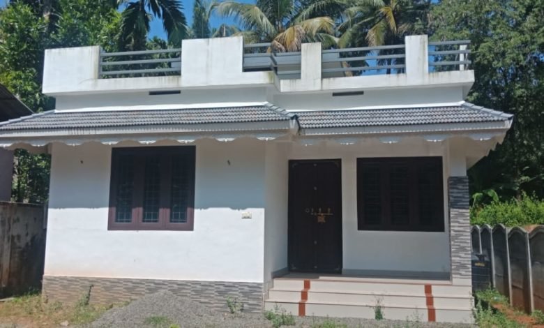 821 Square Feet 2 Bedroom Single Floor Simple House For 10 Lacks