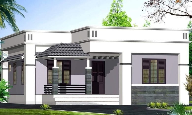 937 Square Feet 2 Bedroom Simple and Beautiful House and Plan