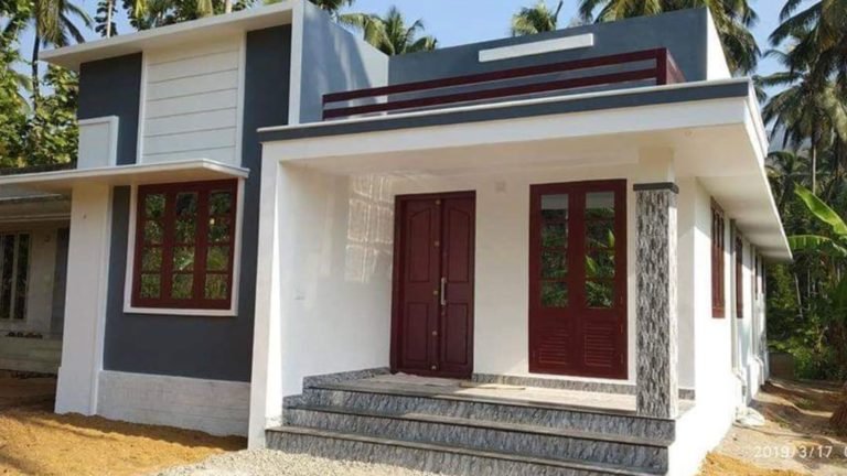 1000 Square Feet 2 Attached Bedroom Single Floor Beautiful House at 4 Cent Land