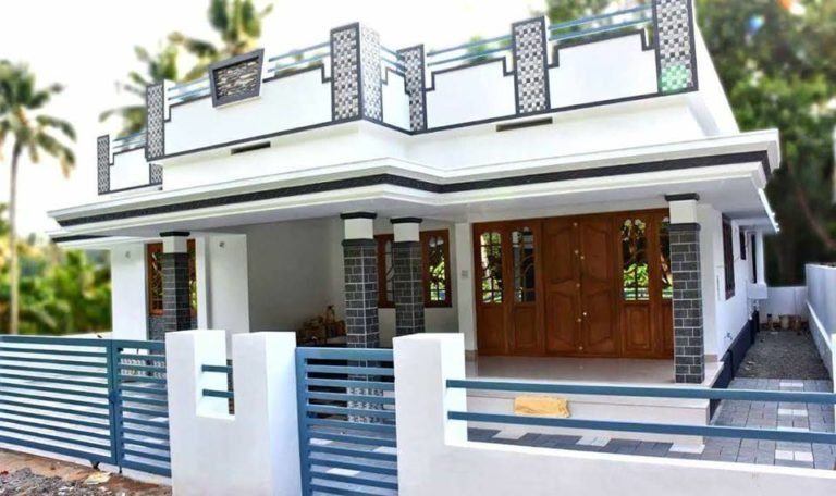 1000 Square Feet 2 Bedroom Single Floor Modern Beautiful House and Plan