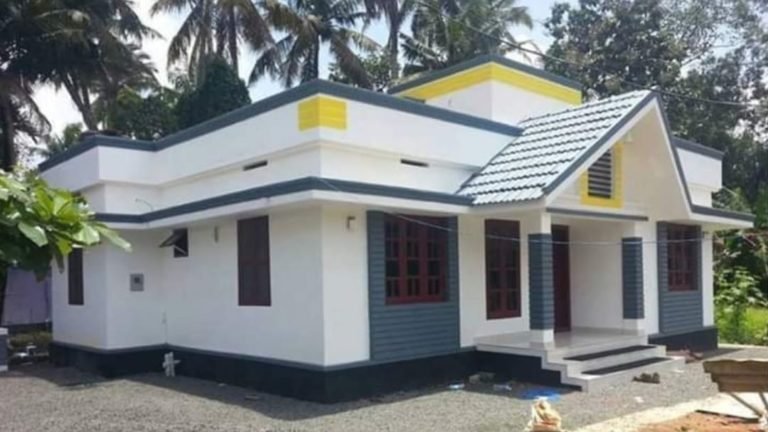 1000 Square Feet 3 Bedroom Single Floor Low Budget House and Plan