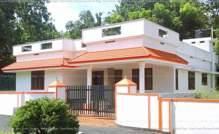 1022 Square Feet 3 Bedroom Single Floor Beautiful House and Plan