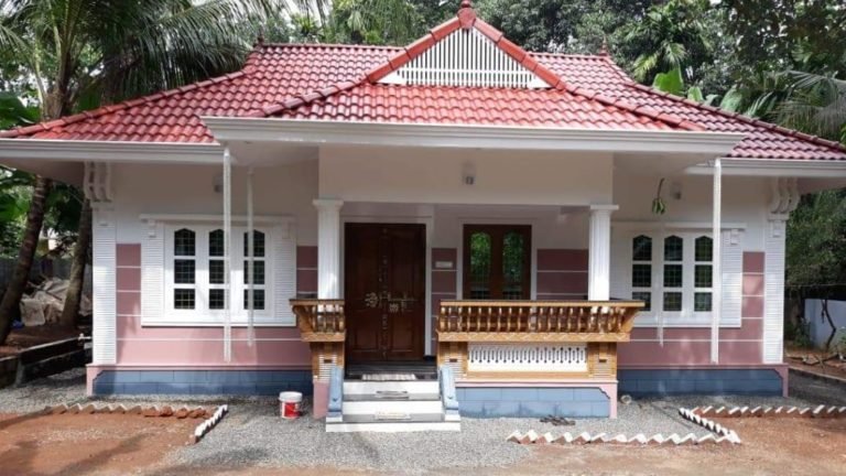 1205 Square Feet 3 Bedroom Single Floor Traditional Style Beautiful House
