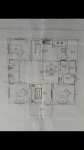 1250 Square Feet 3 Bedroom Single Floor Modern House and Plan