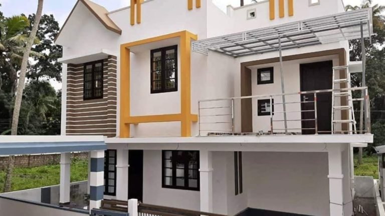 1500 Square Feet 3 Bedroom Modern Two Floor House at 3 Cent Plot