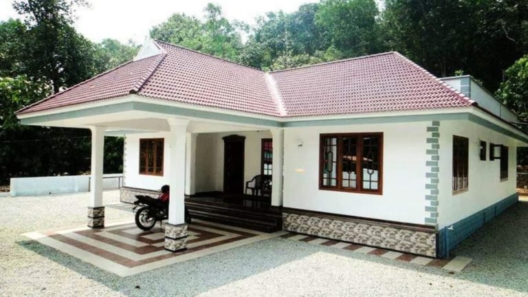 1500 Square Feet 3 Bedroom Single Floor Kerala Style House and Plan
