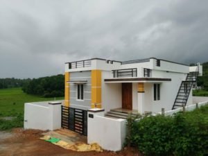2 Bedroom Modern Beautiful Single Floor House at 4 Cent Land
