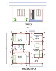 20x20 Tiny House Cabin Plan 400 Sq Ft
