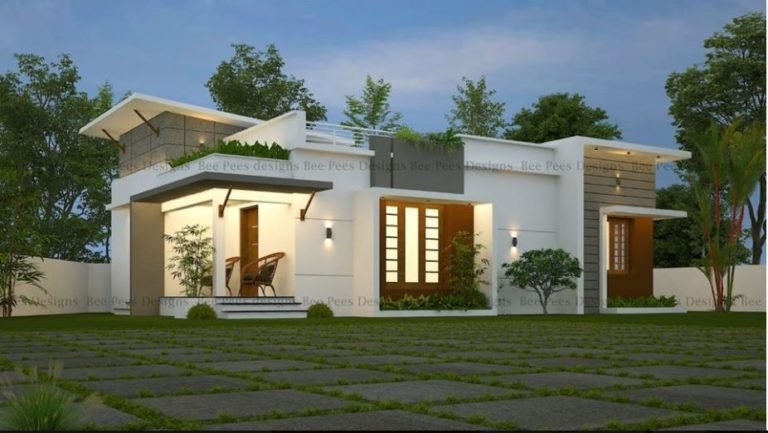 500 Square Feet 2 Bedroom Single Floor Modern Low Budget House and Plan