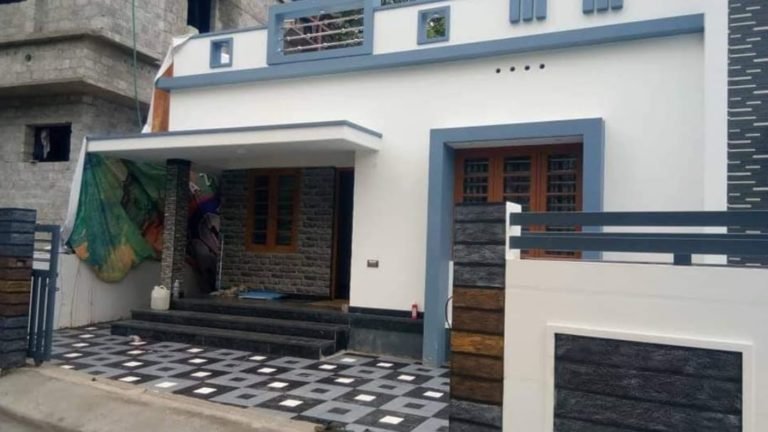 870 Square Feet 3 Bedroom Single Floor Modern Beautiful House Design