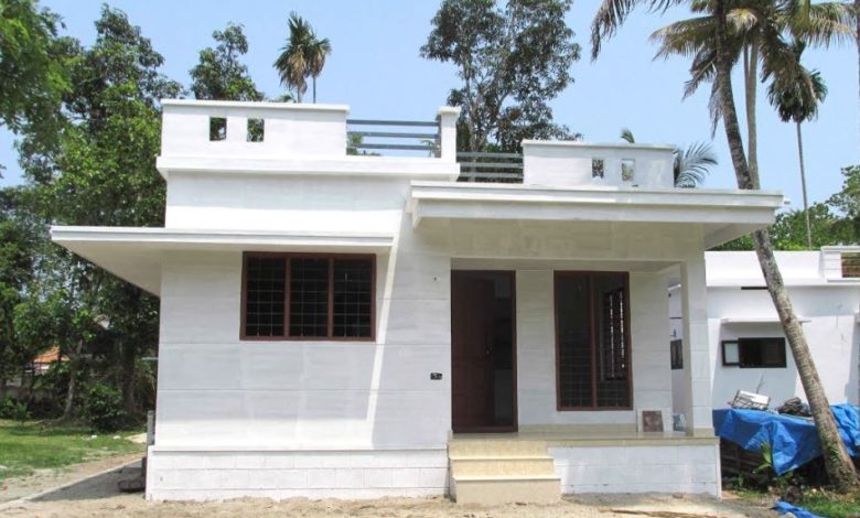 882 Square Feet 3 Bedroom Single Floor Modern and Beautiful House and Plan
